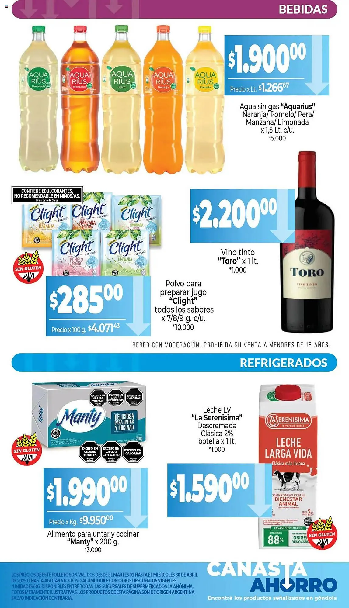 Ofertas de Catálogo La Anonima 1 de abril al 30 de abril 2025 - Página 7 del catálogo