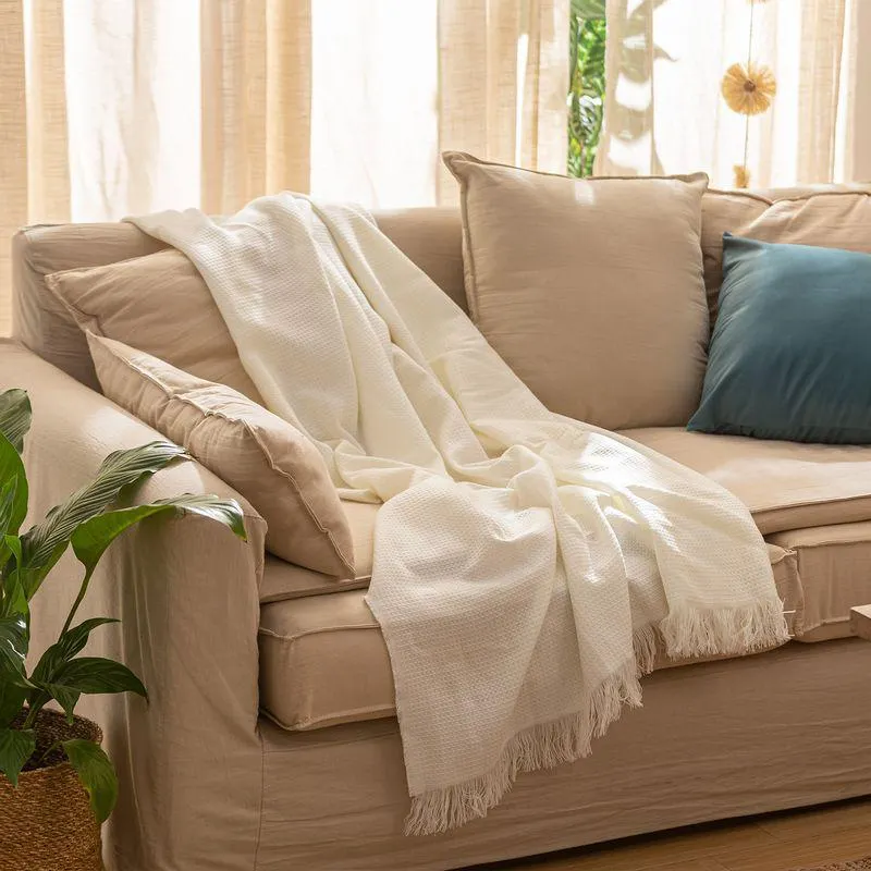 Manta Tejida Nido de Abeja