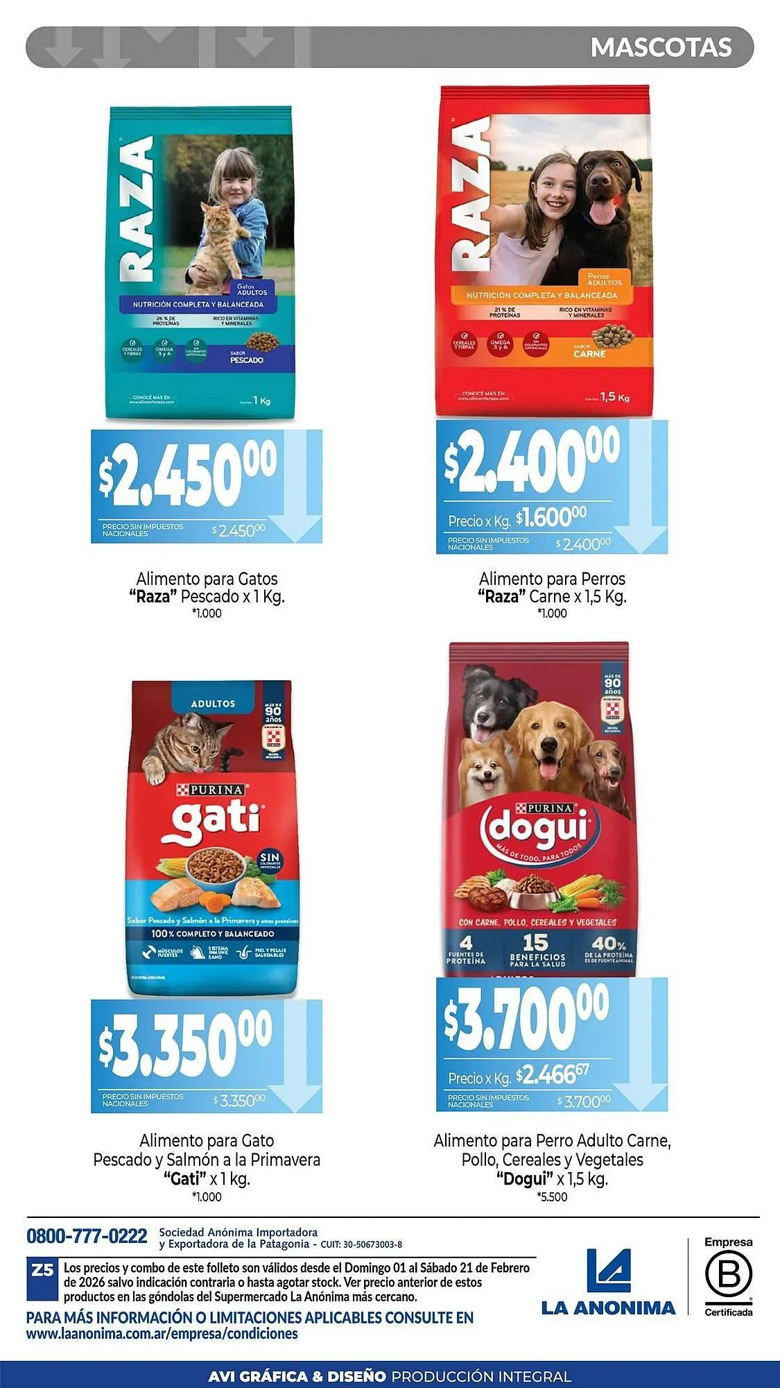 Ofertas de Catálogo La Anonima 1 de febrero al 21 de febrero 2026 - Página 8 del catálogo