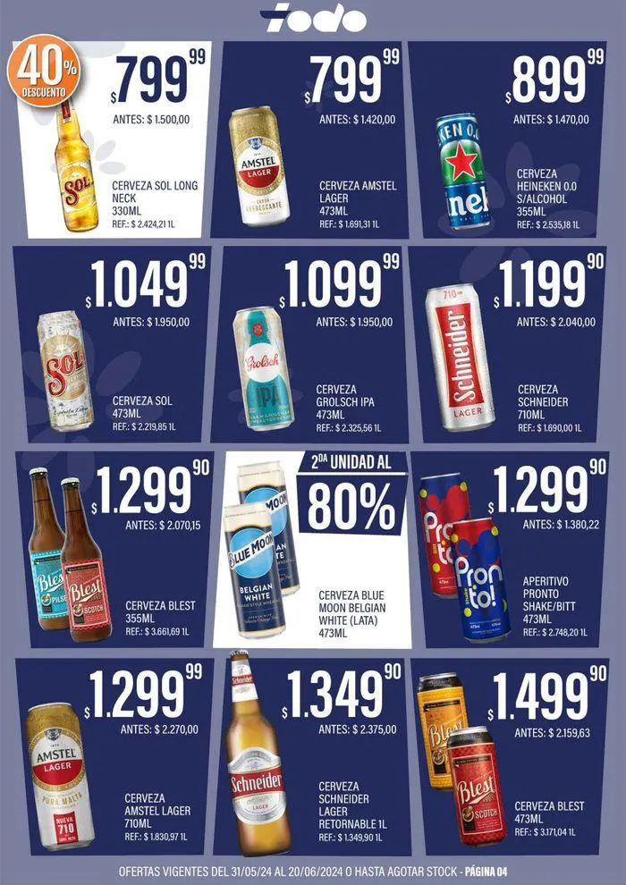 Ofertas de Catálogo Supermercados Todo 31 de mayo al 20 de junio 2024 - Página 4 del catálogo