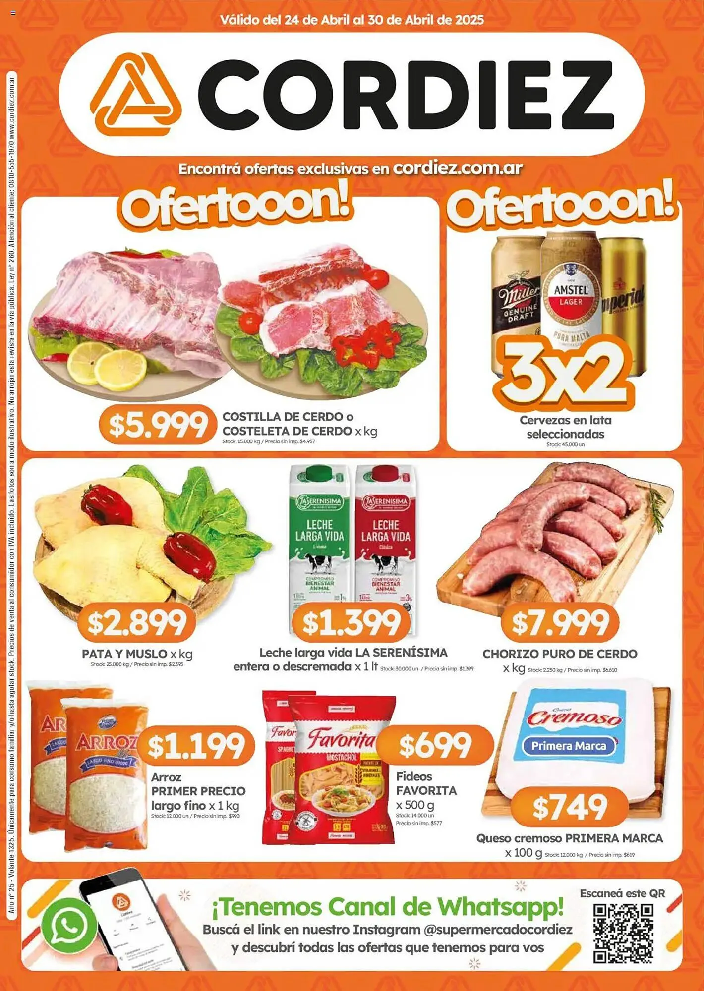 Ofertas de Catálogo Cordiez 24 de abril al 30 de abril 2025 - Página 1 del catálogo