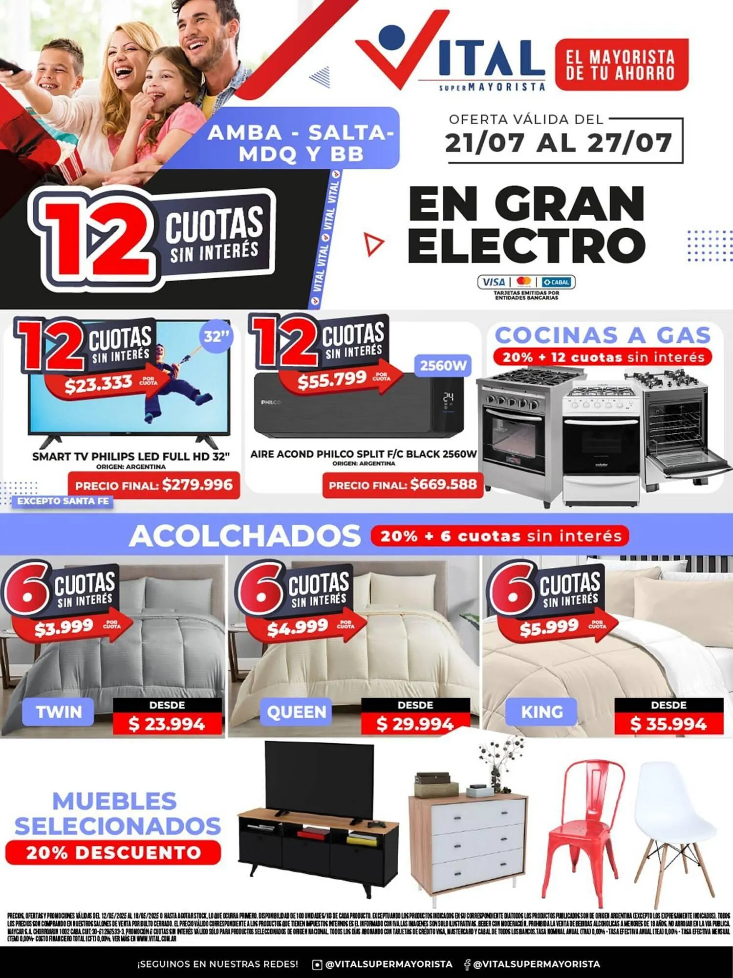 Ofertas de Catálogo Supermayorista Vital 21 de julio al 27 de julio 2025 - Página 1 del catálogo