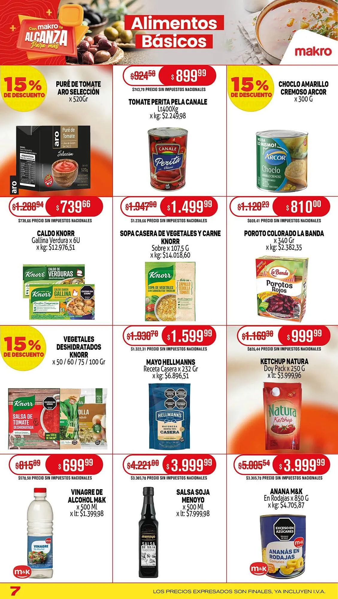 Ofertas de Catálogo Makro 18 de septiembre al 25 de septiembre 2025 - Página 7 del catálogo