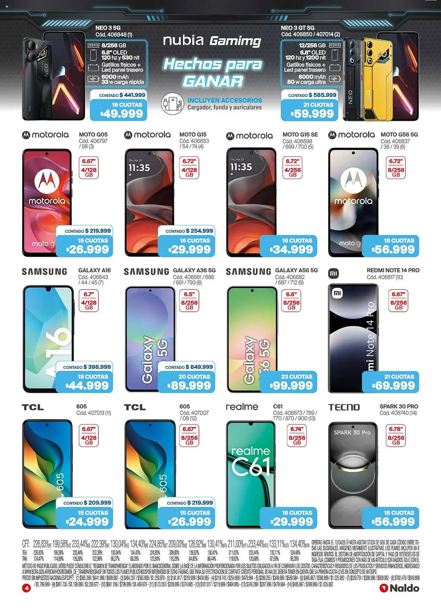 Ofertas de Catálogo Naldo Lombardi 1 de abril al 1 de mayo 2026 - Página 4 del catálogo