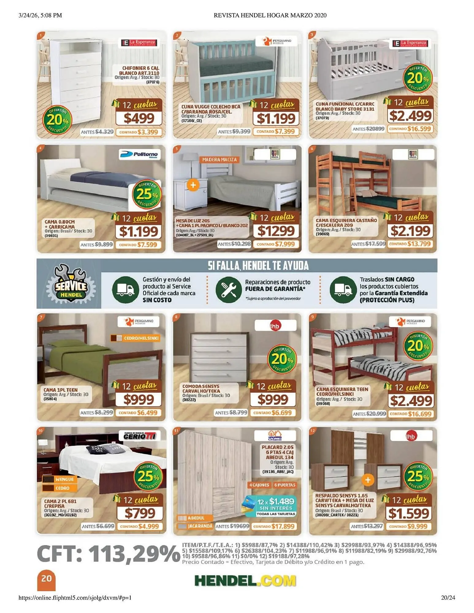 Ofertas de Catálogo Hendel 24 de marzo al 31 de marzo 2026 - Página 20 del catálogo