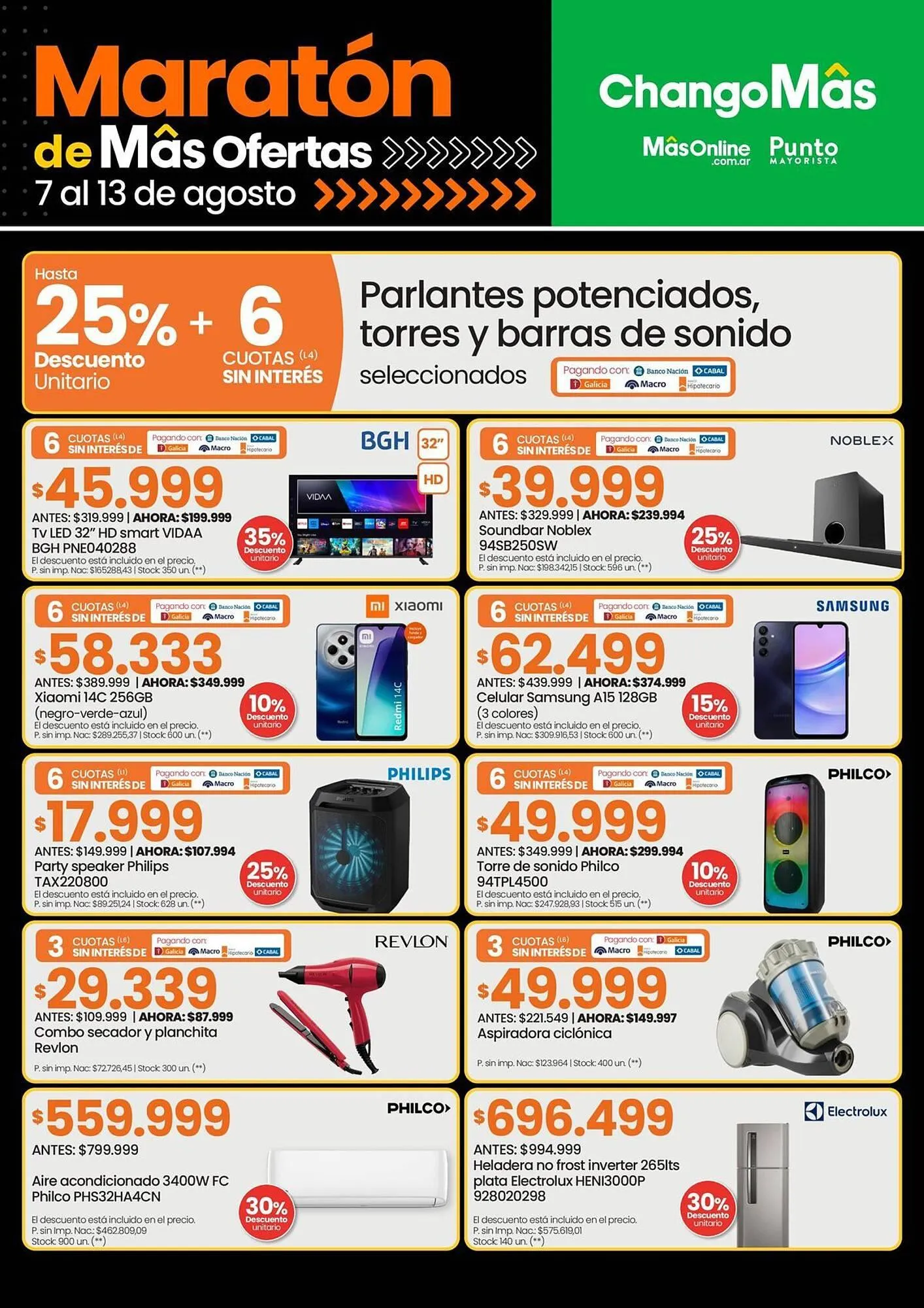 Ofertas de Catálogo Changomas 7 de agosto al 13 de agosto 2025 - Página 4 del catálogo