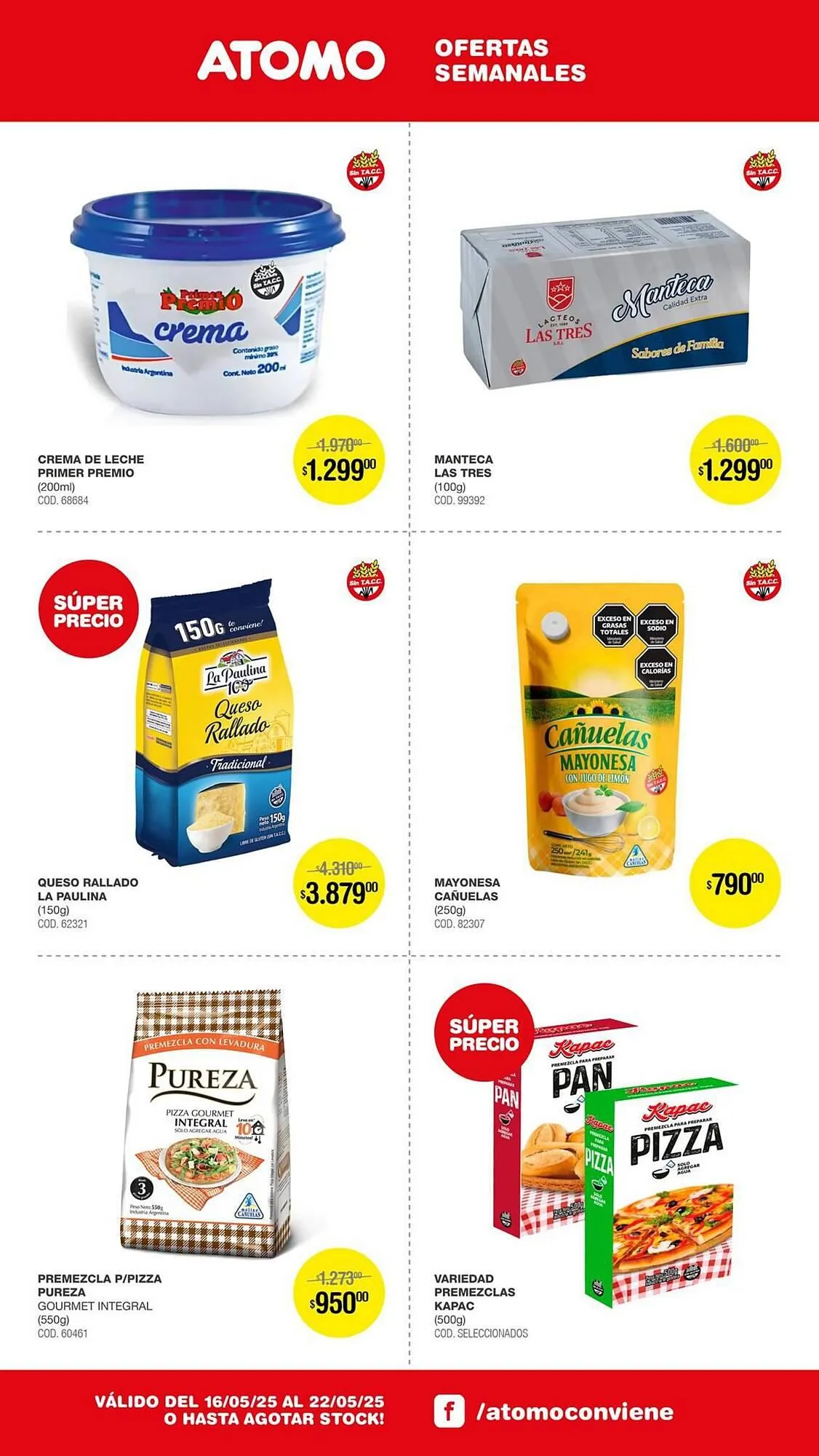 Ofertas de Catálogo Atomo Conviene 16 de mayo al 22 de mayo 2025 - Página 6 del catálogo