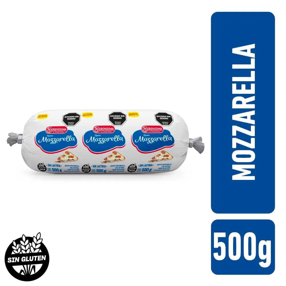 Queso Mozzarella La Serenisima X 500 Gr