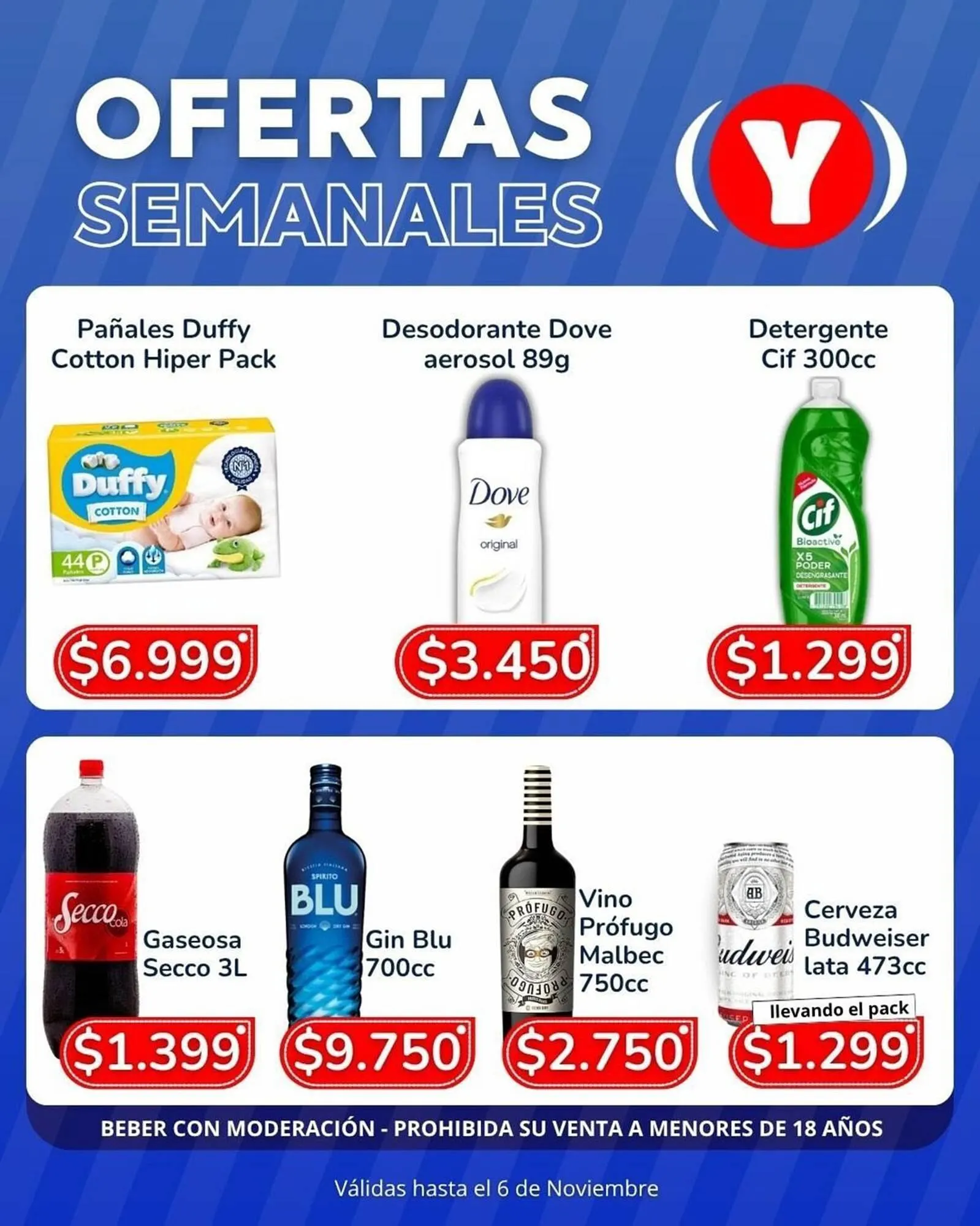 Ofertas de Catálogo Yaguane Supermercados 3 de noviembre al 8 de noviembre 2025 - Página 7 del catálogo