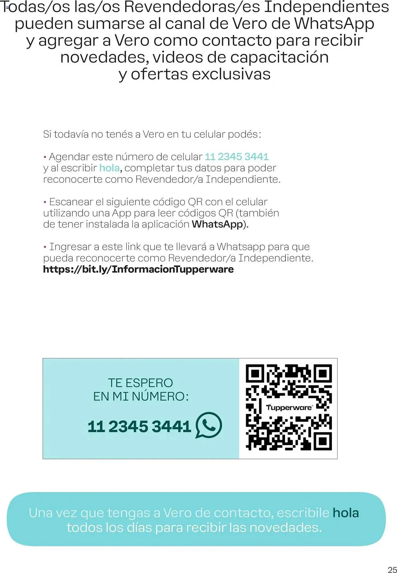 Ofertas de Folleto Tupperware 15 de septiembre al 1 de enero 2026 - Página 25 del catálogo