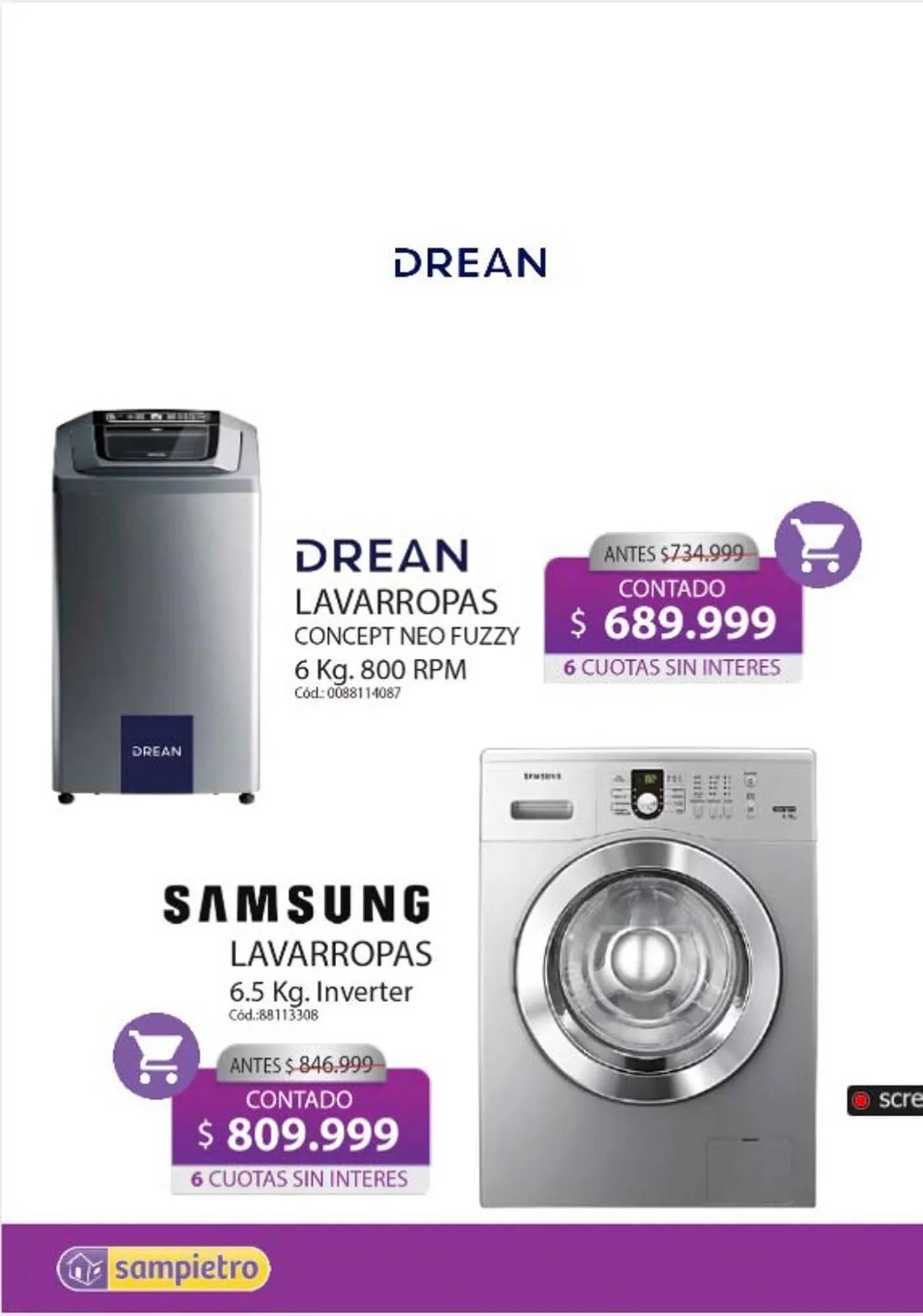 Ofertas de Catálogo Sampietro 9 de mayo al 15 de mayo 2025 - Página 18 del catálogo