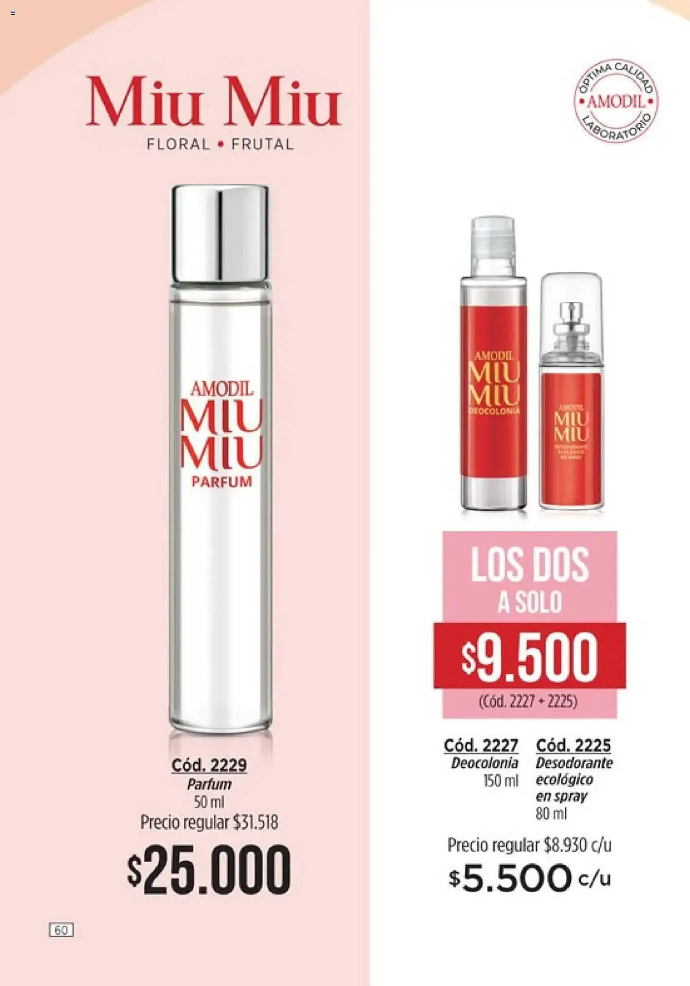 Ofertas de Catálogo Amodil 24 de marzo al 6 de abril 2025 - Página 60 del catálogo