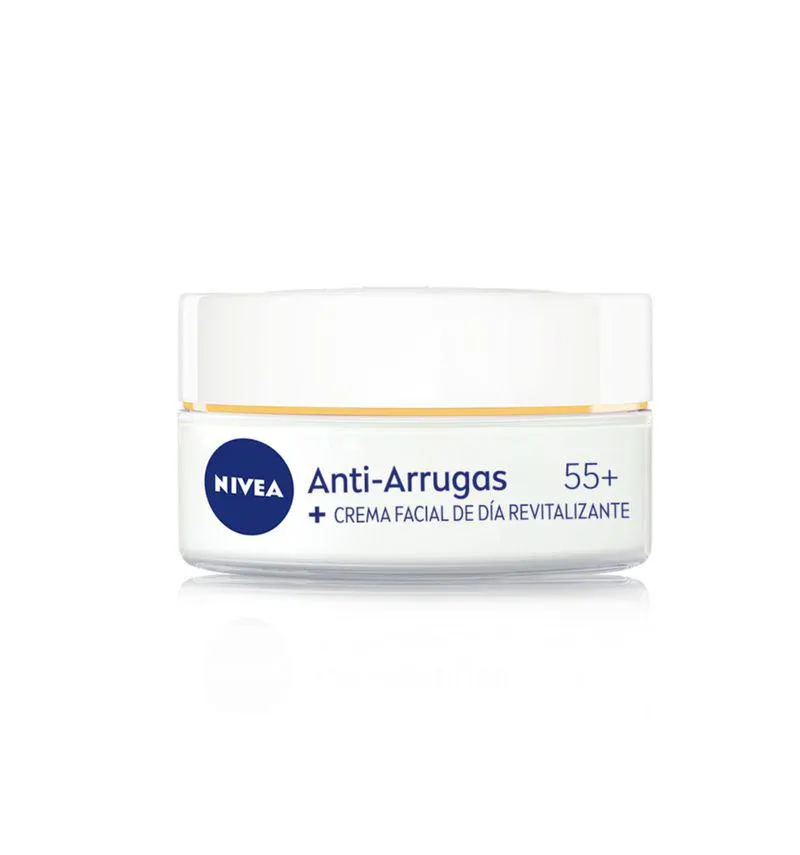 Crema Facial Nivea Antiarrugas con Aceite de Argán 55+ x 50 ml