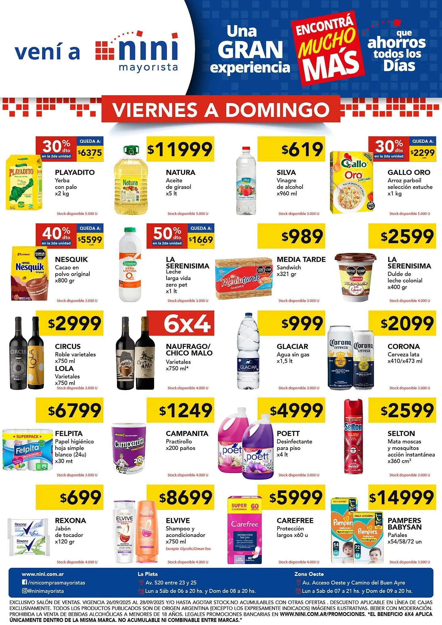 Ofertas de Catálogo Nini Mayorista 27 de septiembre al 28 de septiembre 2025 - Página 1 del catálogo