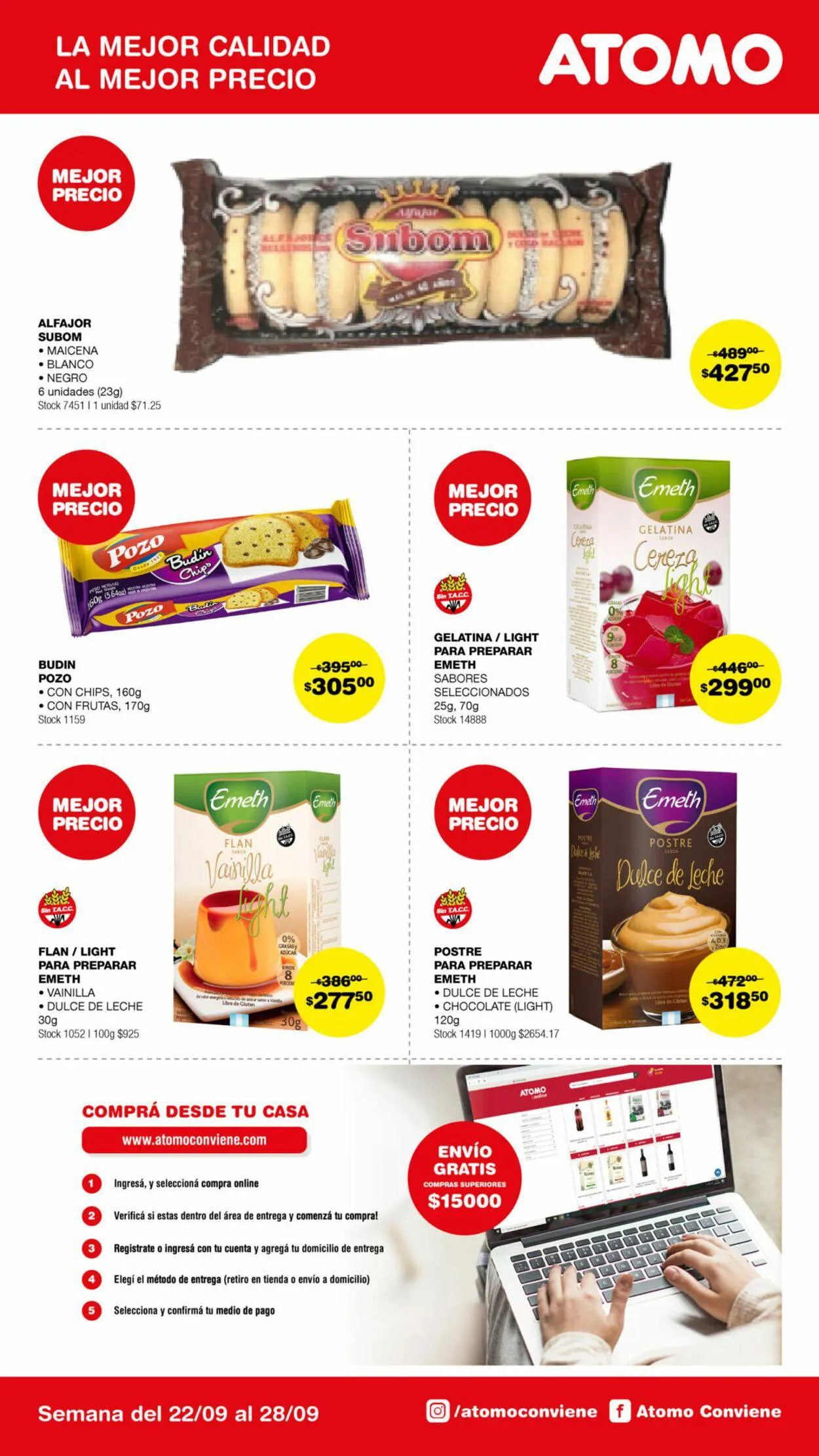 Ofertas de ATOMO Conviene 22 de septiembre al 28 de septiembre 2024 - Página 6 del catálogo