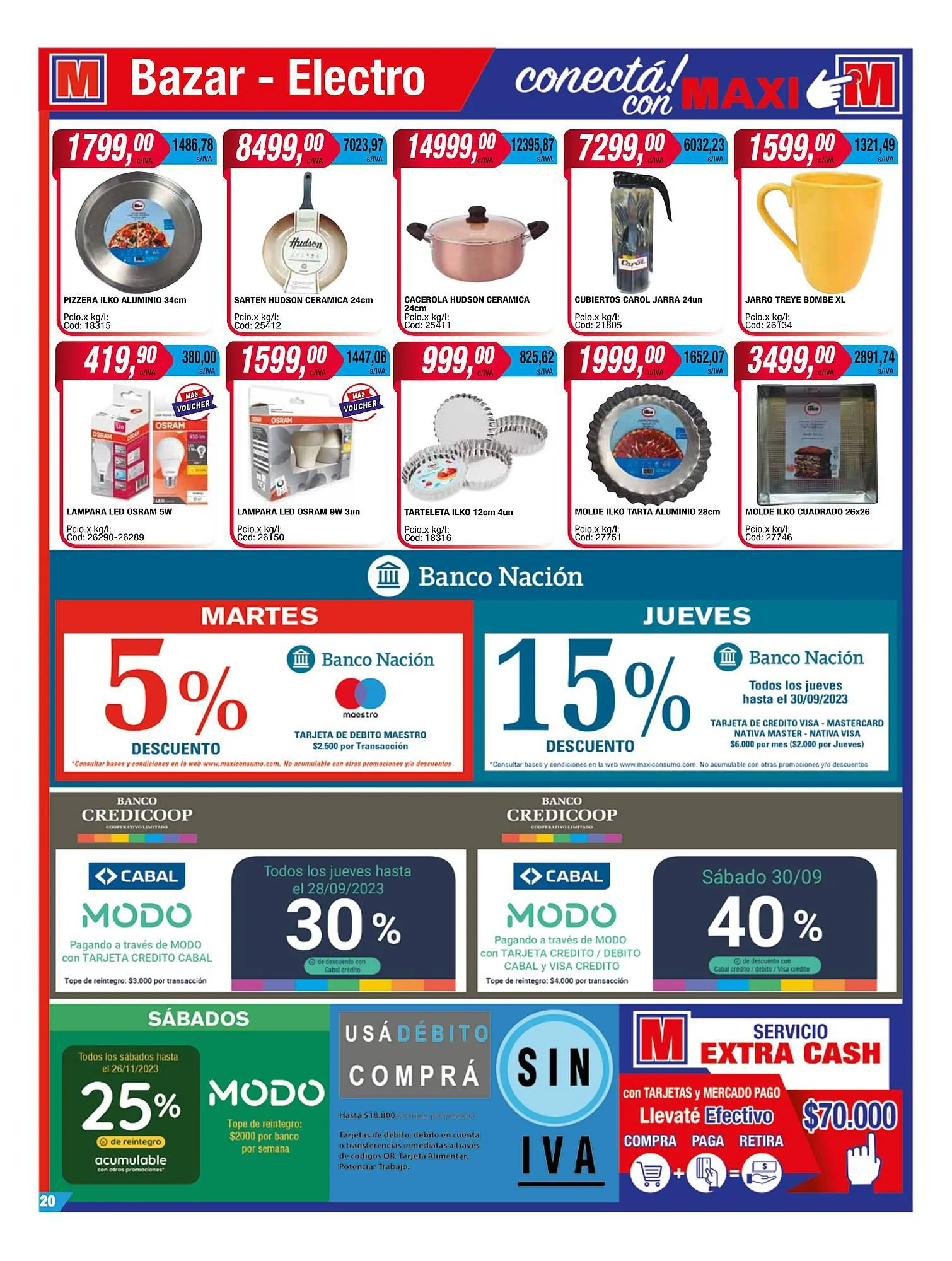 Ofertas de Catálogo Maxiconsumo 25 de septiembre al 1 de octubre 2023 - Página 20 del catálogo