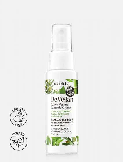 Spray Nutritivo para Cabellos Dañados Be Vegan