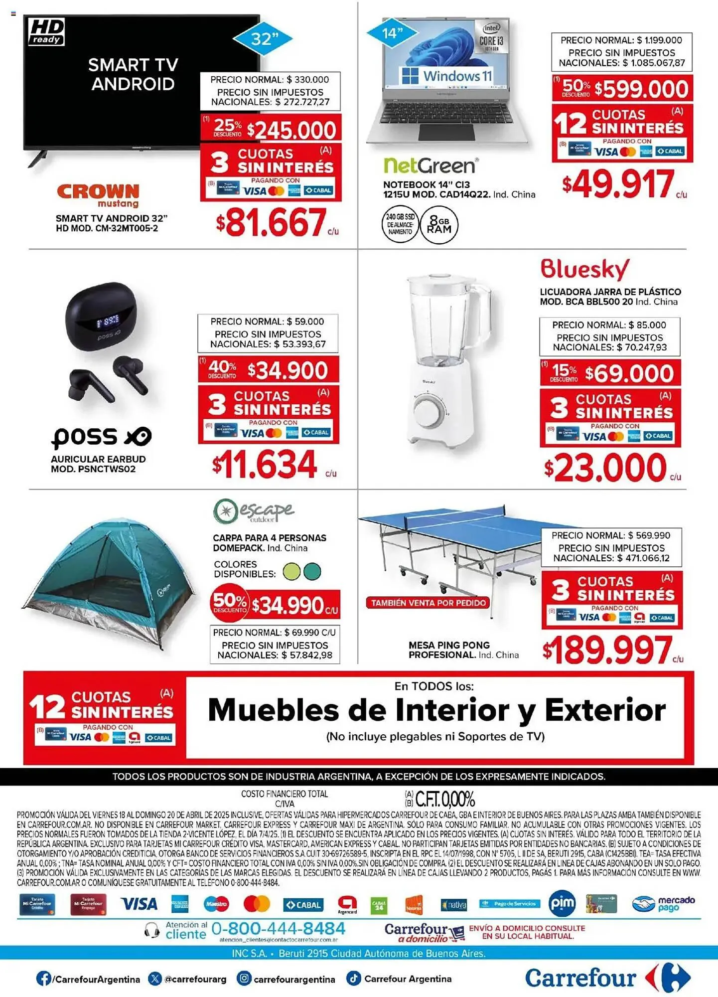 Ofertas de Catálogo Carrefour 18 de abril al 20 de abril 2025 - Página 2 del catálogo