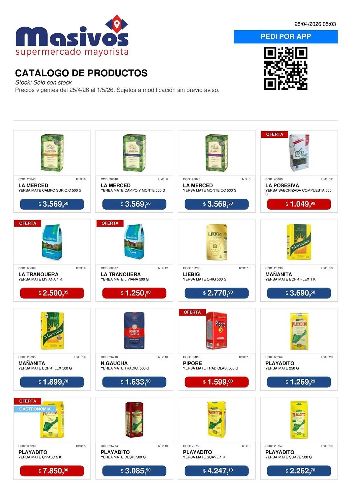 Ofertas de Catálogo Masivos 25 de abril al 1 de mayo 2026 - Página 48 del catálogo