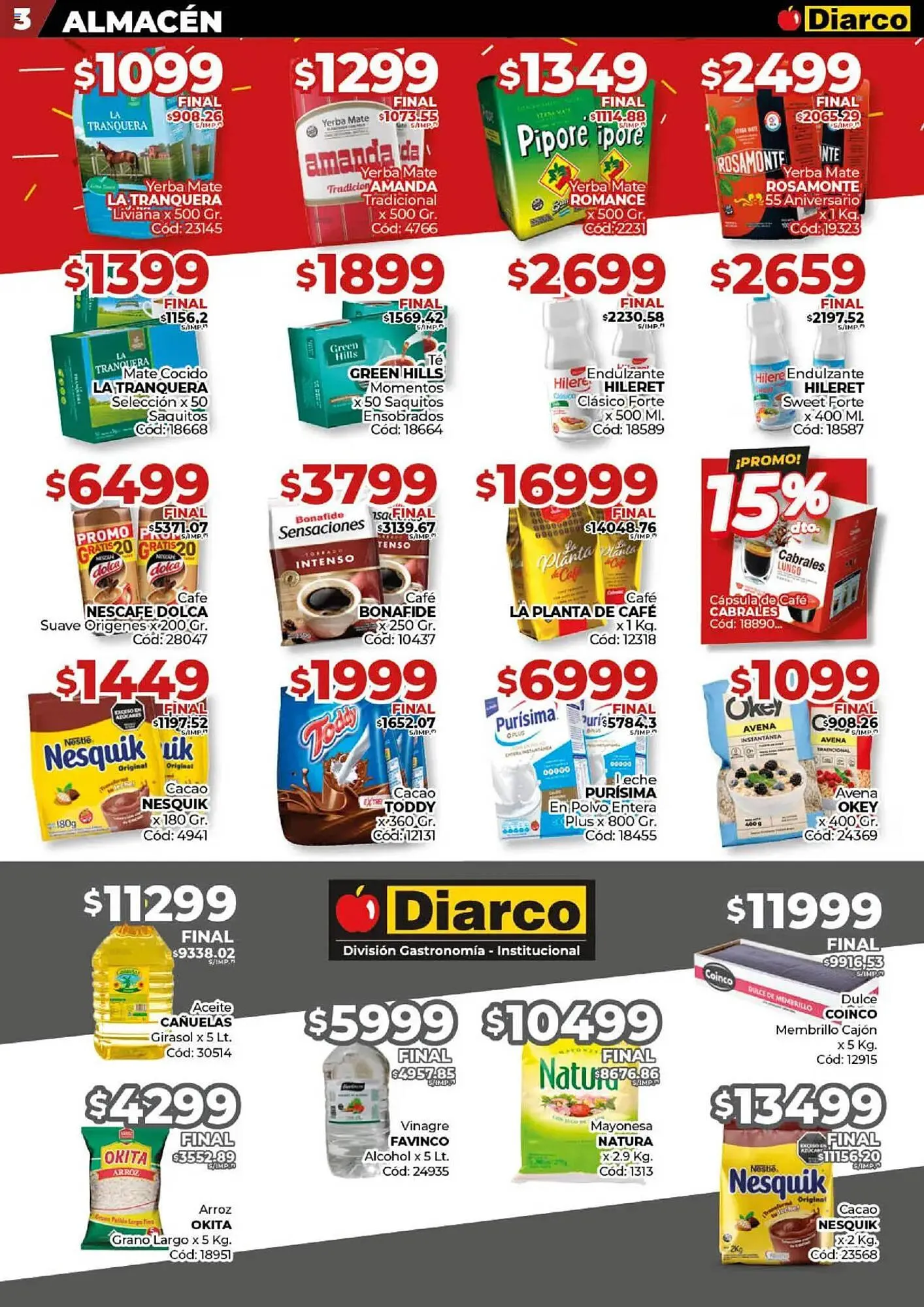 Ofertas de Catálogo Diarco 23 de junio al 27 de junio 2025 - Página 3 del catálogo