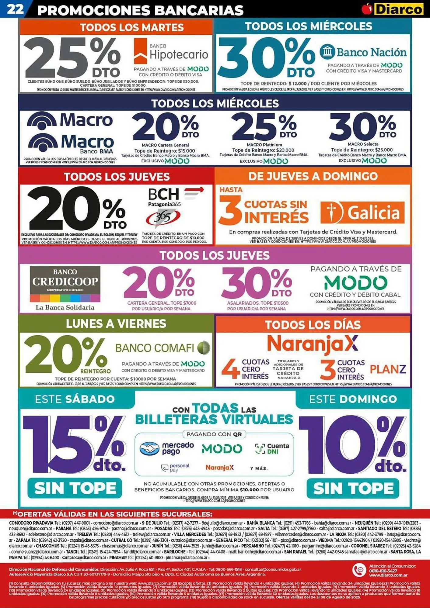 Ofertas de Catálogo Diarco 4 de agosto al 8 de agosto 2025 - Página 22 del catálogo