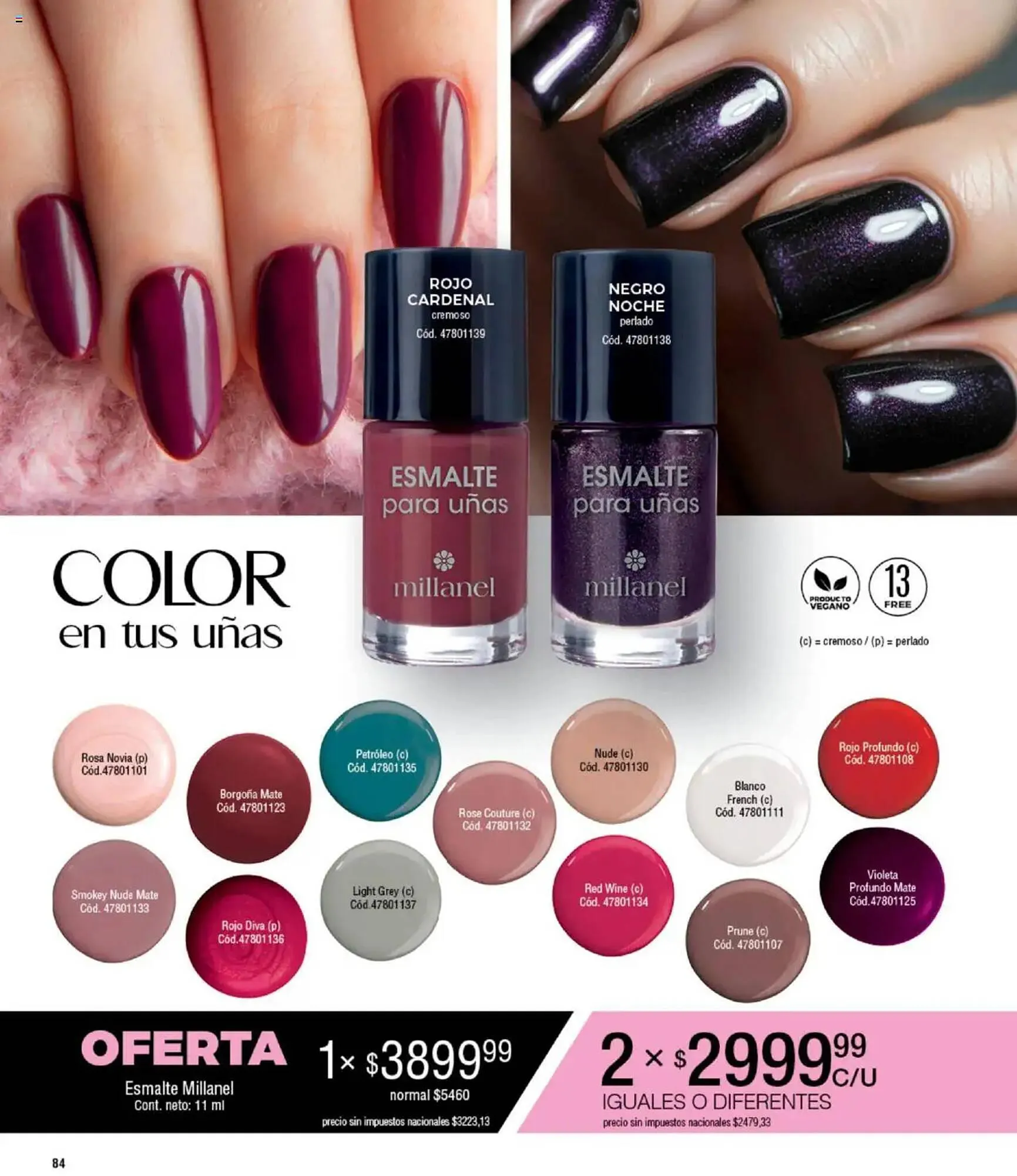 Ofertas de Catálogo Millanel Cosmética 15 de septiembre al 20 de octubre 2025 - Página 84 del catálogo