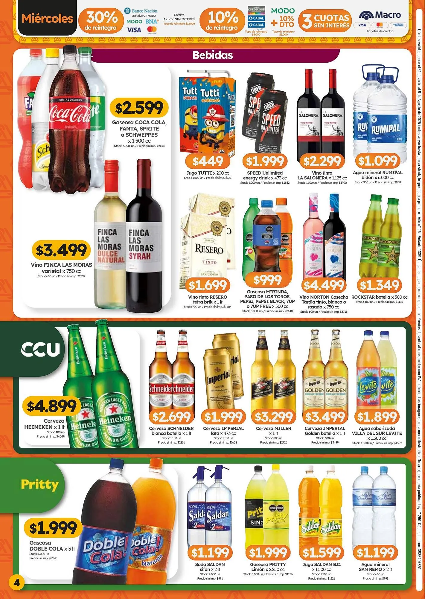 Ofertas de Catálogo Cordiez 31 de julio al 6 de agosto 2025 - Página 4 del catálogo