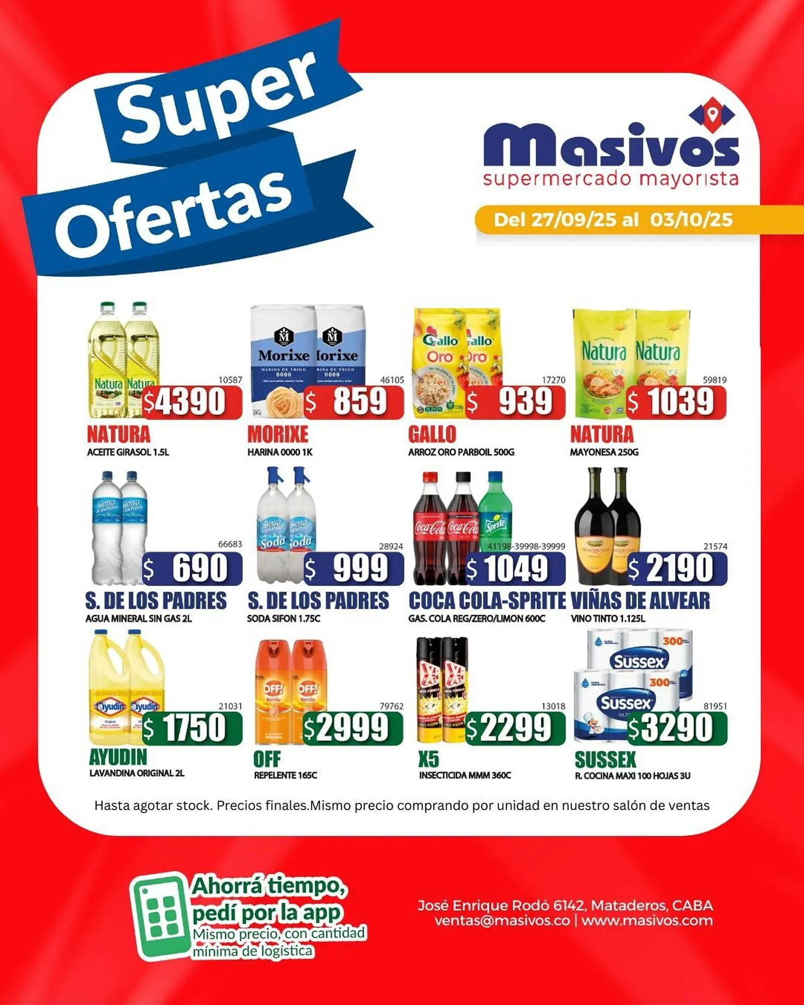 Catálogo Masivos - 1