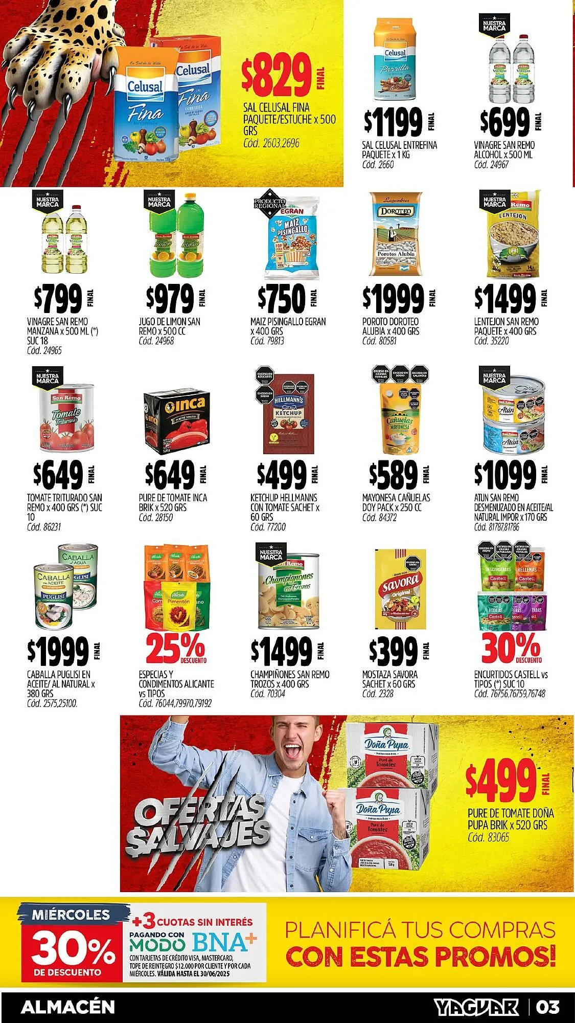 Ofertas de Catálogo Supermercados Yaguar 5 de mayo al 11 de mayo 2025 - Página 3 del catálogo
