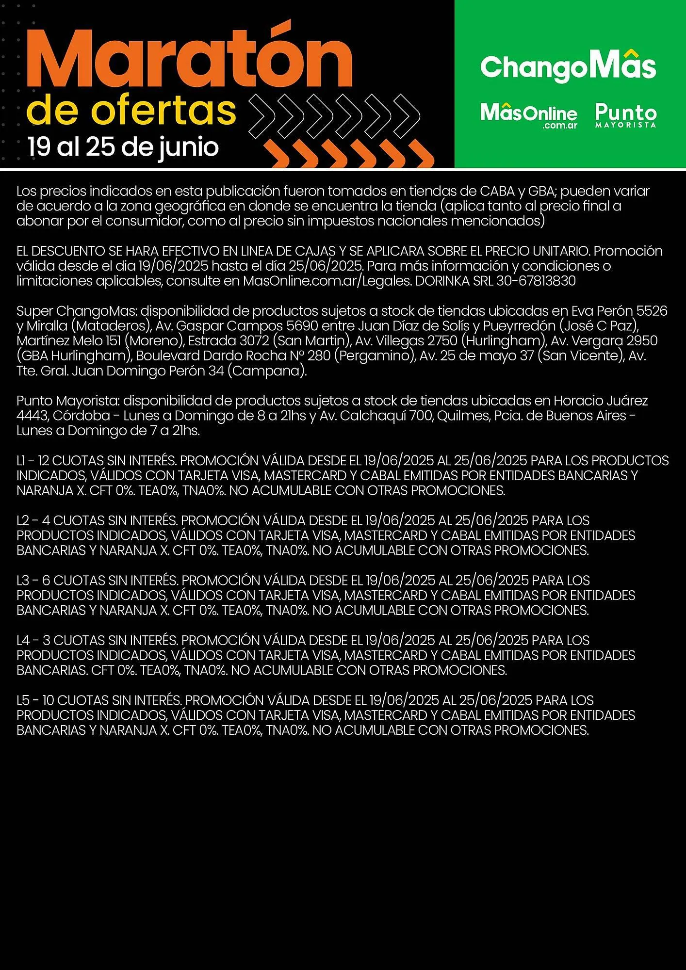 Ofertas de Catálogo Changomas 19 de junio al 25 de junio 2025 - Página 17 del catálogo