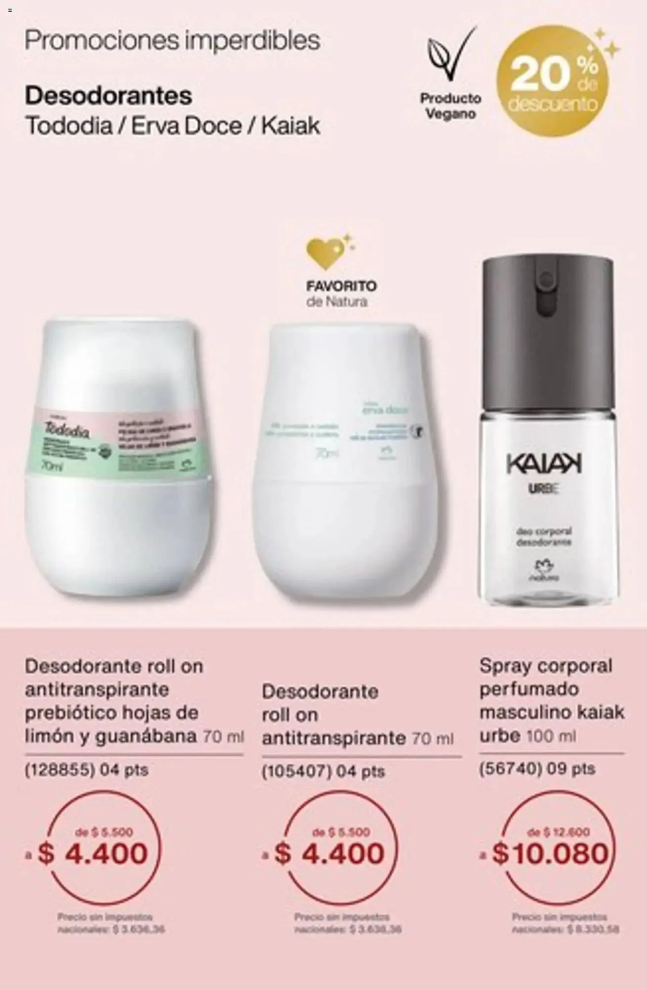 Ofertas de Catálogo Natura 1 de noviembre al 31 de diciembre 2025 - Página 64 del catálogo