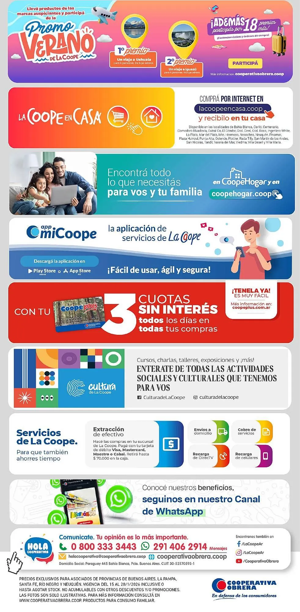 Ofertas de Catálogo Cooperativa Obrera 15 de enero al 28 de enero 2026 - Página 9 del catálogo