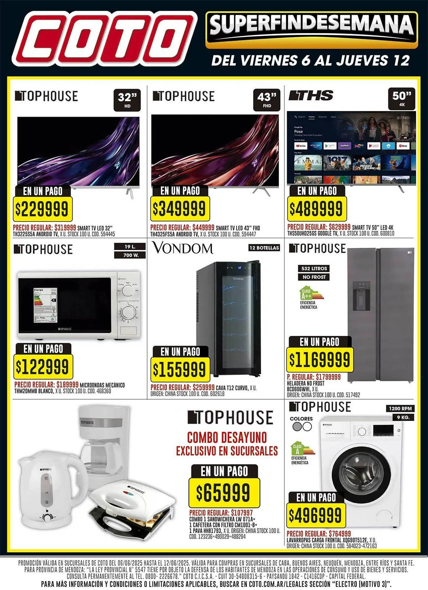 Ofertas de Catálogo Coto 6 de junio al 11 de junio 2025 - Página 1 del catálogo