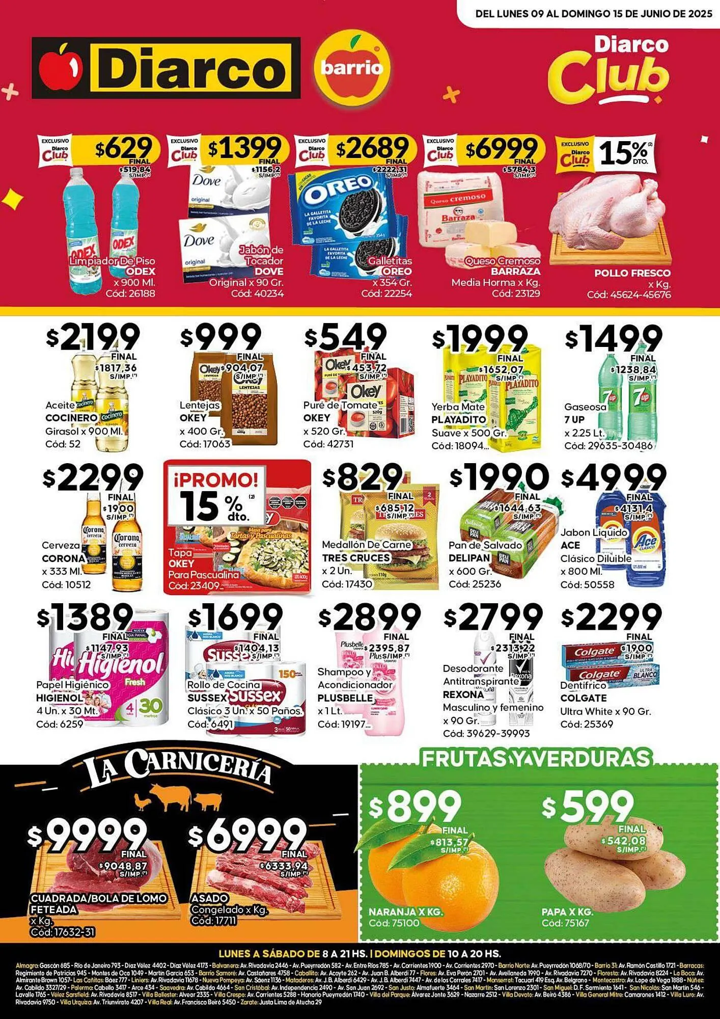 Ofertas de Catálogo Diarco 9 de junio al 15 de junio 2025 - Página 1 del catálogo