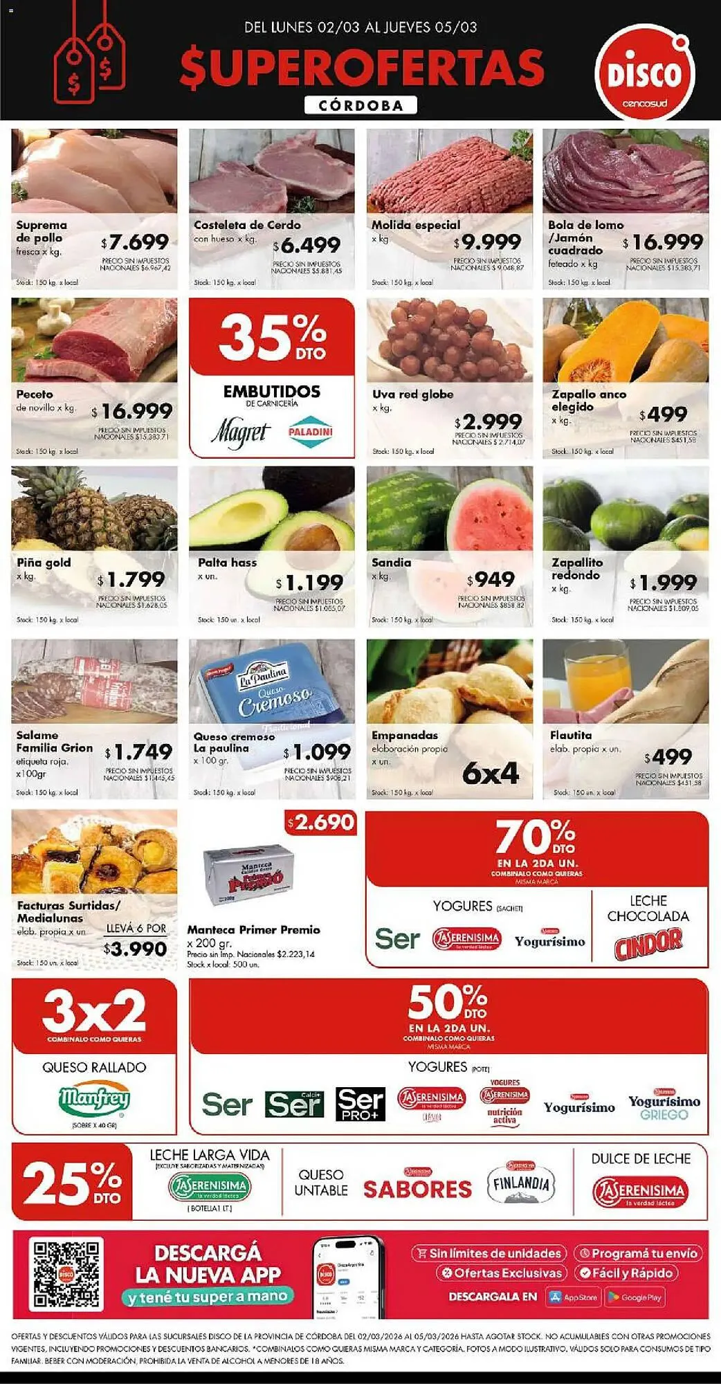 Ofertas de Folleto Disco 2 de marzo al 5 de marzo 2026 - Página 1 del catálogo