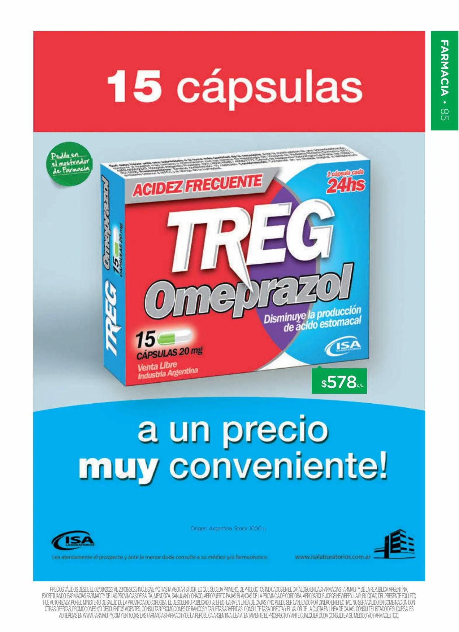 Ofertas de Catálogo Farmacity 1 de junio al 30 de septiembre 2023 - Página 85 del catálogo
