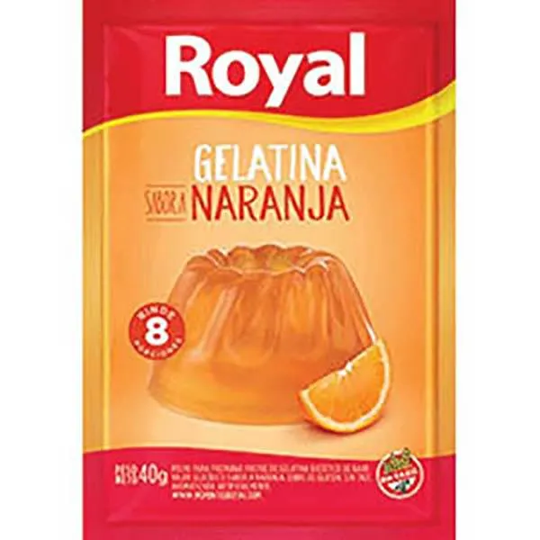 ROYAL GELATINA NARANJA X 25GR