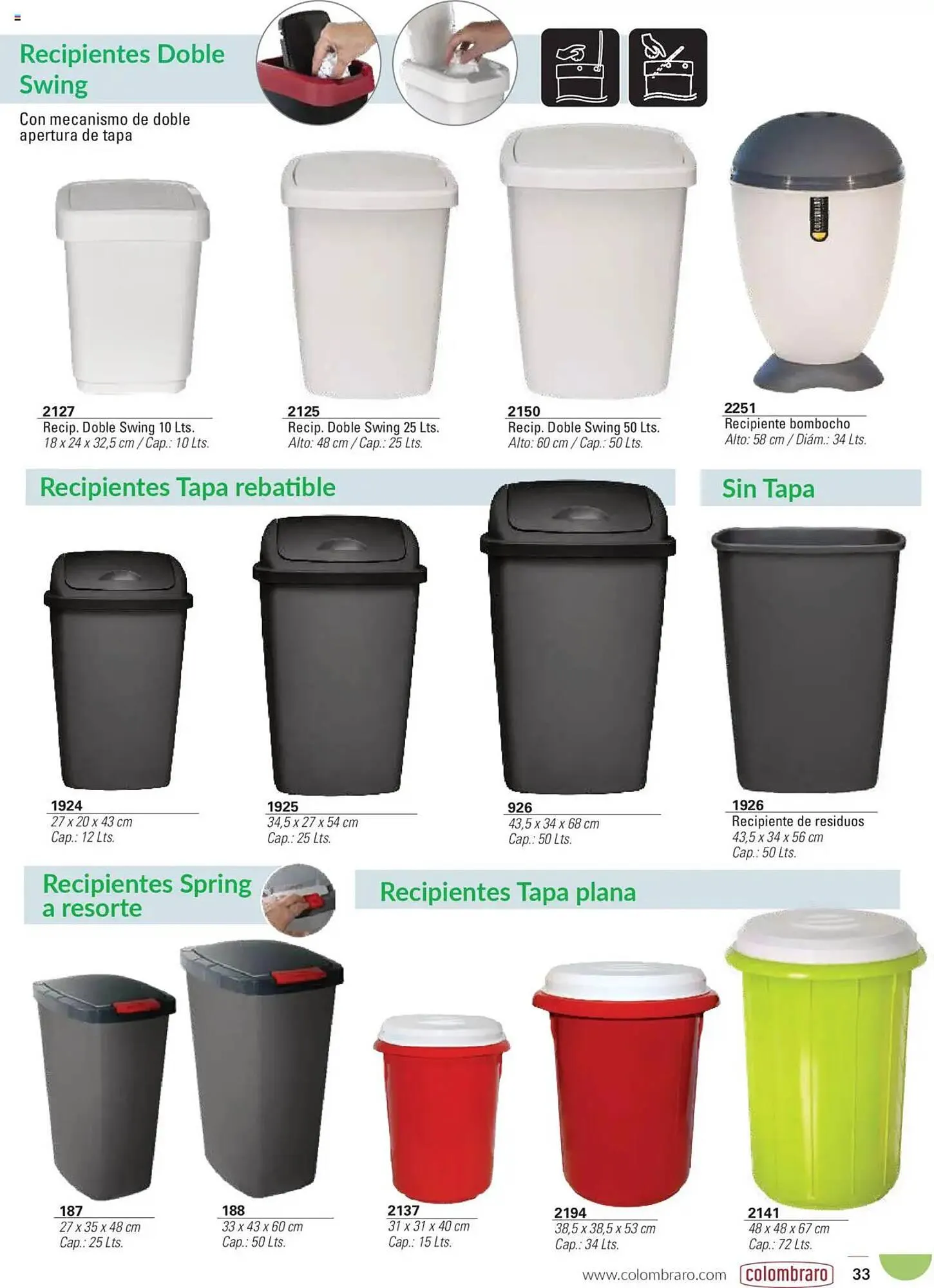 Ofertas de Catálogo Colombraro 16 de abril al 31 de diciembre 2025 - Página 33 del catálogo