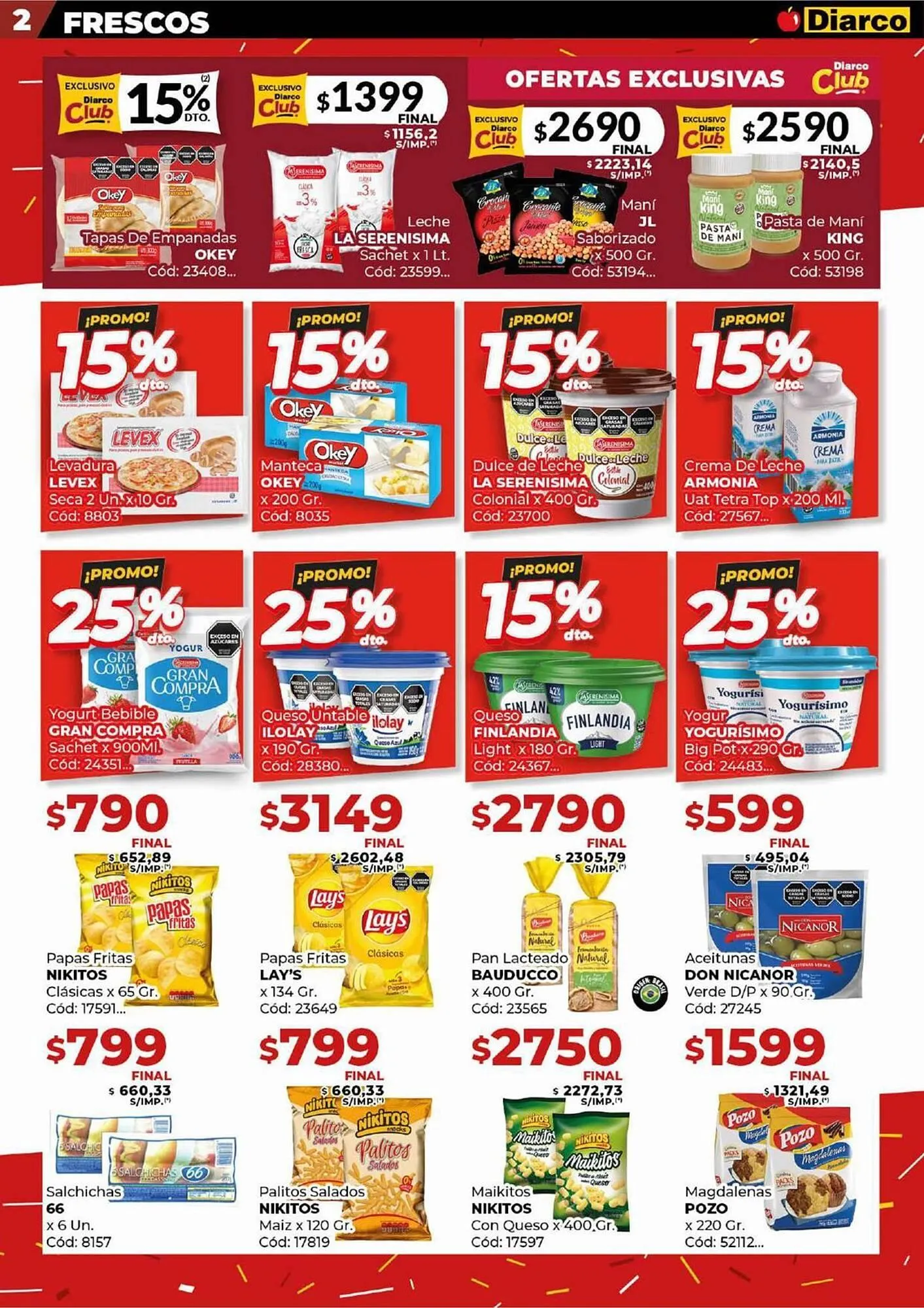 Ofertas de Catálogo Diarco 11 de agosto al 15 de agosto 2025 - Página 2 del catálogo