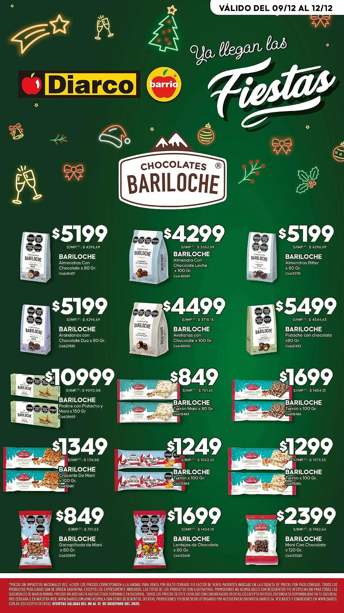 Ofertas de Catálogo Diarco 8 de diciembre al 12 de diciembre 2025 - Página 1 del catálogo