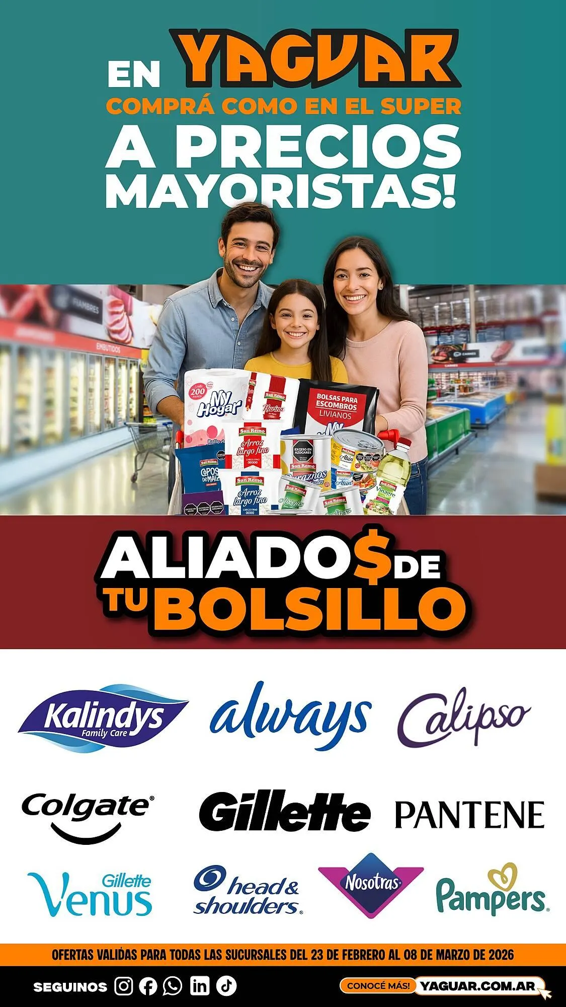 Ofertas de Catálogo Supermercados Yaguar 23 de febrero al 8 de marzo 2026 - Página 1 del catálogo