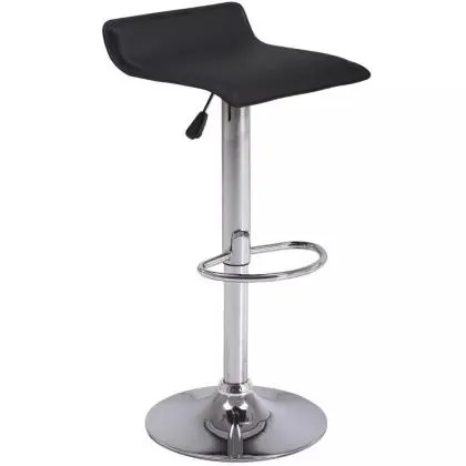 Silla de bar Enzo pvc negro
