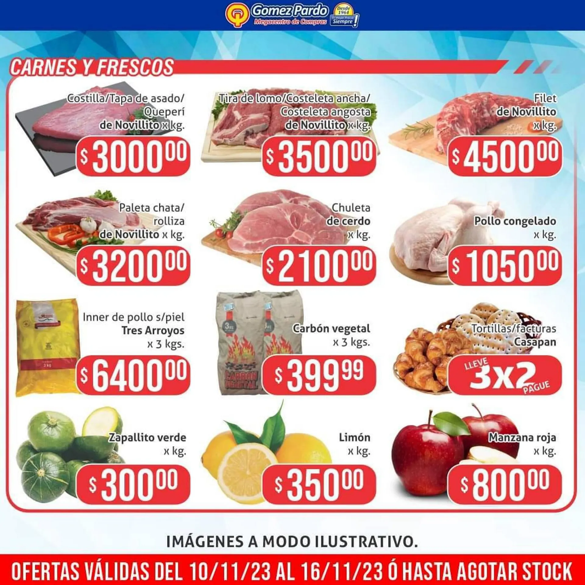 Ofertas de Catálogo Gomez Pardo 10 de noviembre al 16 de noviembre 2023 - Página 1 del catálogo