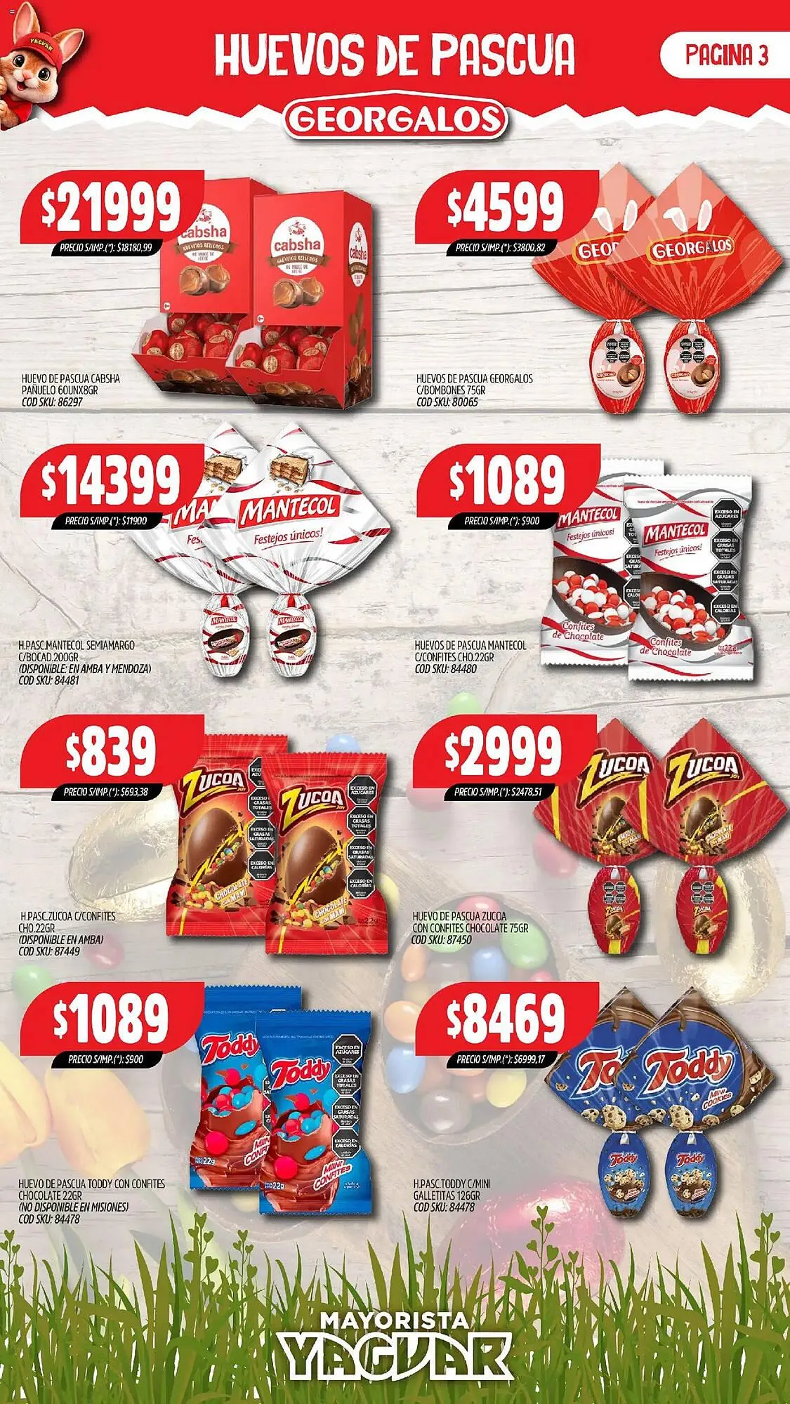 Ofertas de Catálogo Supermercados Yaguar 23 de marzo al 29 de marzo 2026 - Página 3 del catálogo