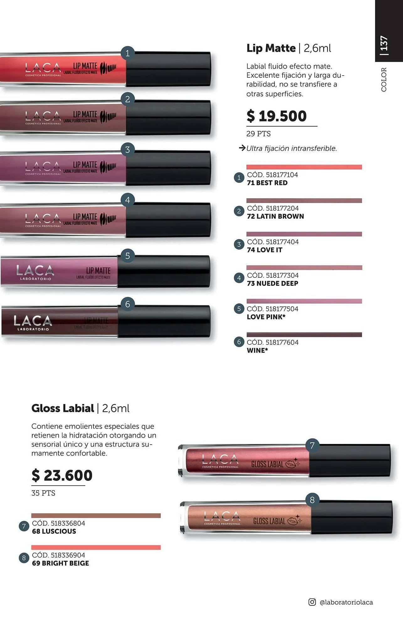 Ofertas de Catálogo Laboratorio LACA 3 de octubre al 31 de enero 2026 - Página 137 del catálogo