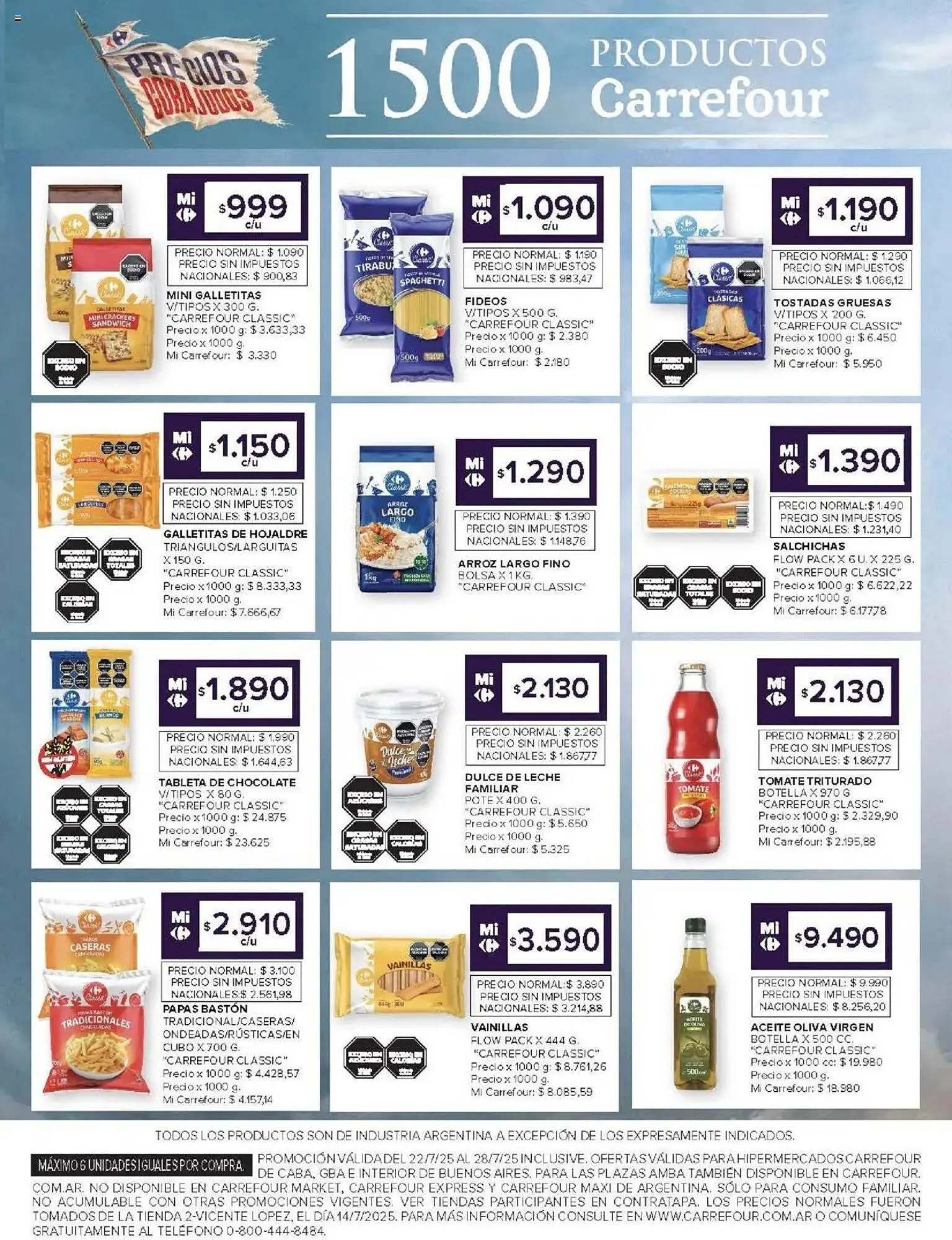 Ofertas de Catálogo Carrefour 22 de julio al 28 de julio 2025 - Página 12 del catálogo