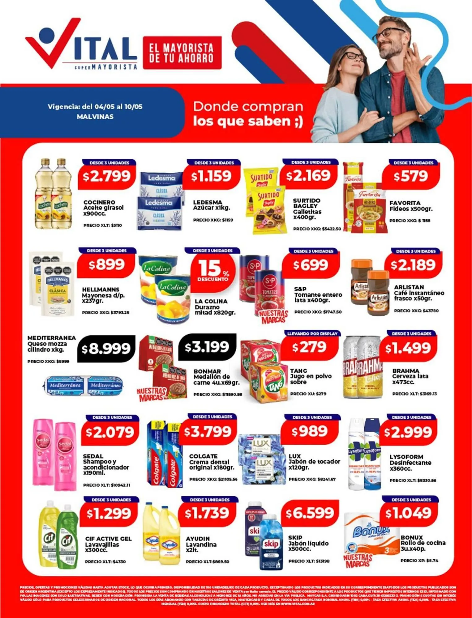 Ofertas de Catálogo Supermayorista Vital 4 de mayo al 10 de mayo 2026 - Página 1 del catálogo