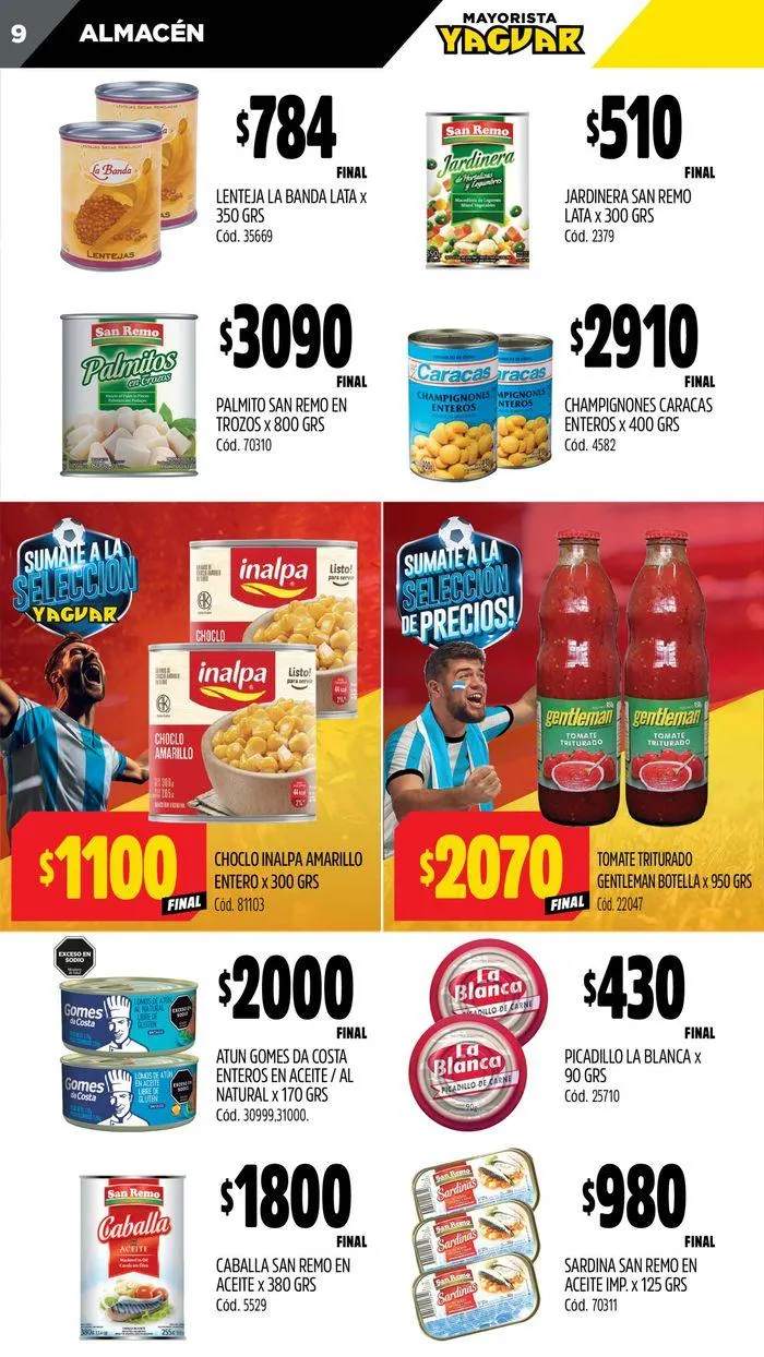 Ofertas de Ofertas Supermercados Yaguar Mar del Plata 8 de julio al 13 de julio 2024 - Página 9 del catálogo