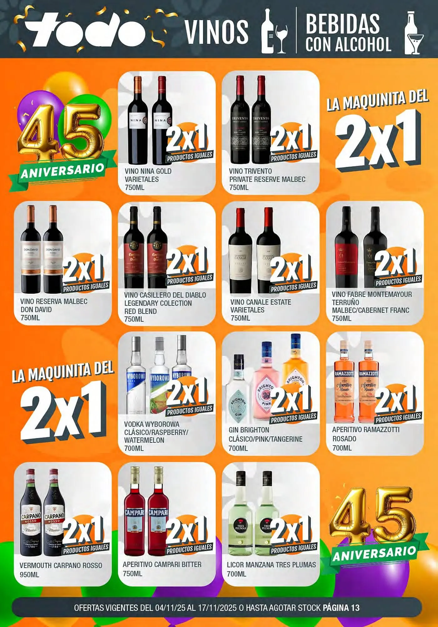 Ofertas de Catálogo Supermercados Todo 4 de noviembre al 17 de noviembre 2025 - Página 13 del catálogo