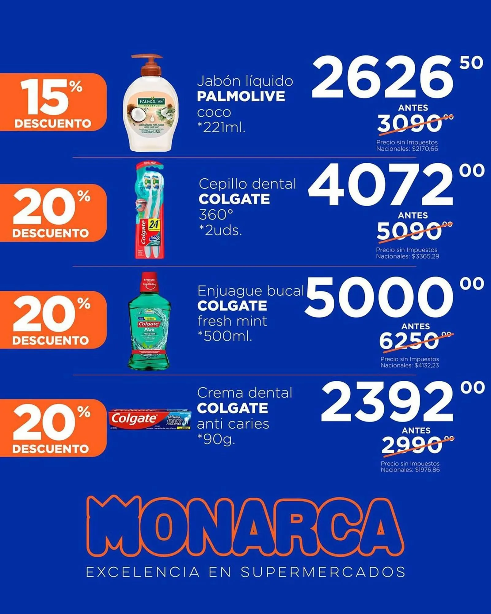 Ofertas de Catálogo Supermercados Monarca 8 de septiembre al 2 de octubre 2025 - Página 8 del catálogo